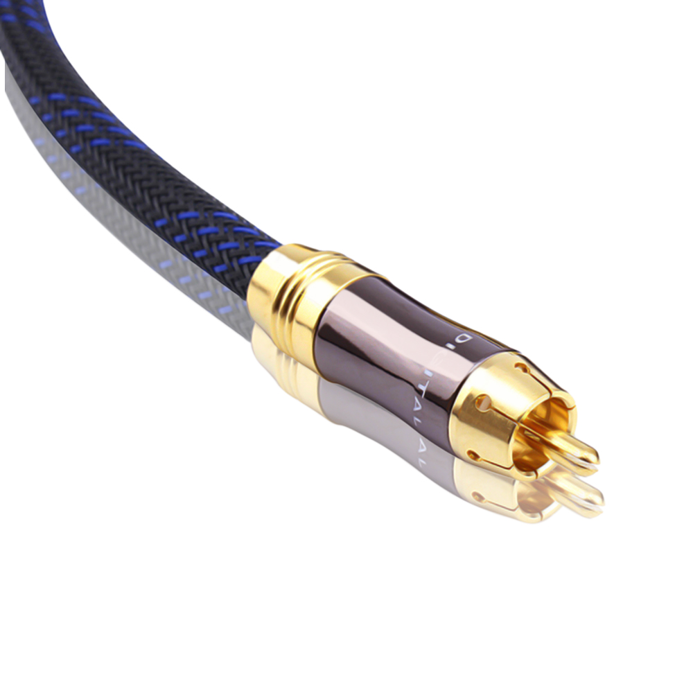 Audio Splitter Y - HIFI Digital Coaxial Audio/Video cable (OD