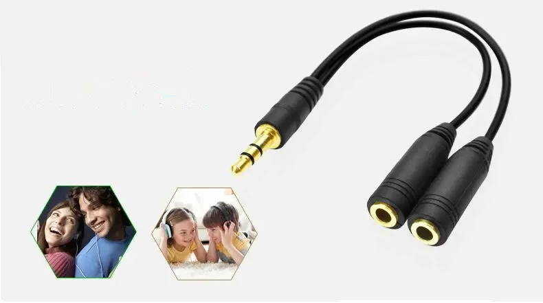 Headphone Splitter, 3.5mm Exte - огляд і ціна Audio Splitter Y