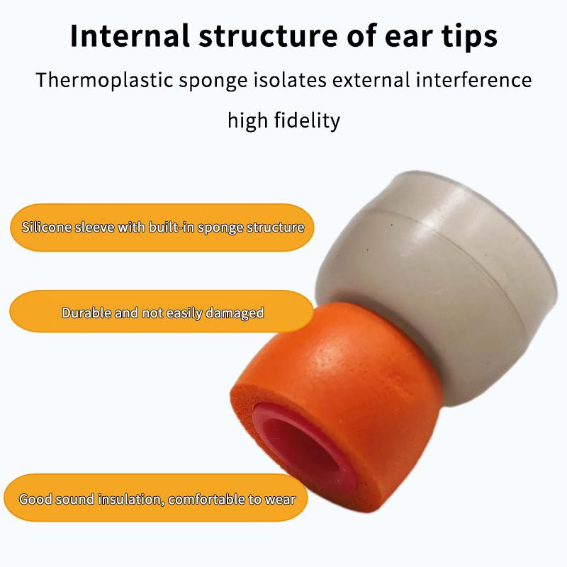 NEW A Pair Memory Foam Earphon - огляд і ціна Earphone Foam Tip