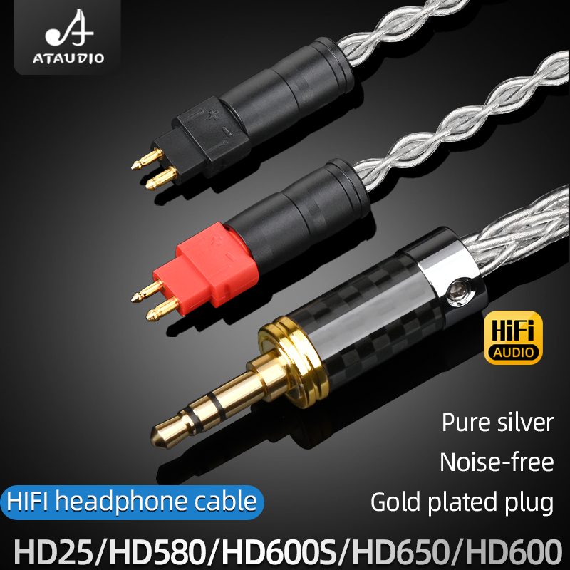 ATAUDIO HiFi Pure Silver 2.5mm - огляд і ціна Sennheiser Headphone Hd 25