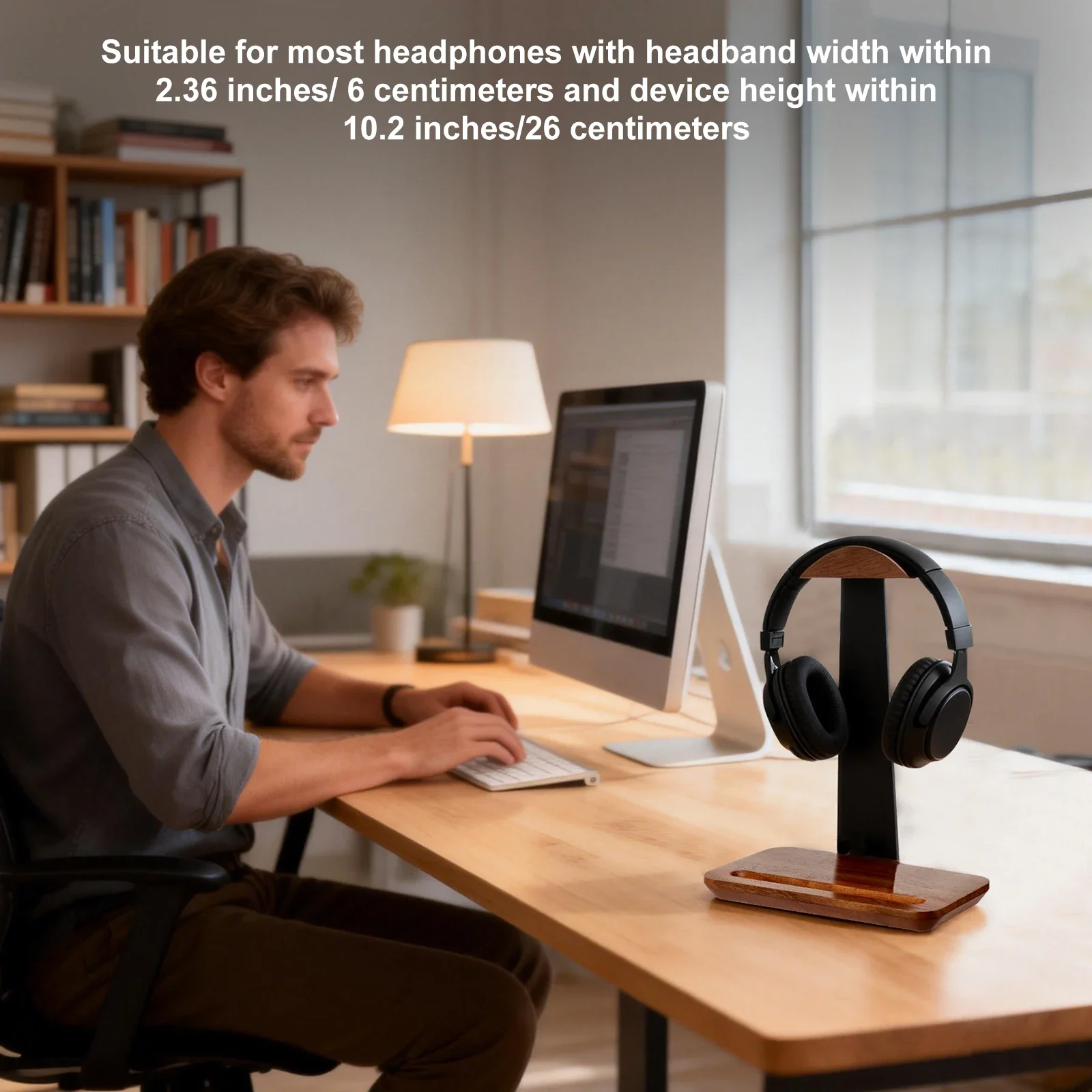 Universal Wood Headphone Stand - огляд і ціна Headphone Stand Desk
